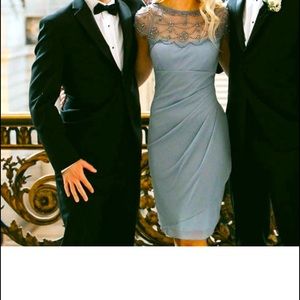 Baby blue formal dress